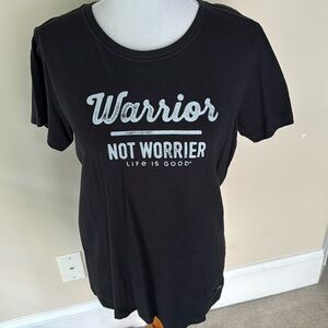 Life is Good tee.  Women’s size medium